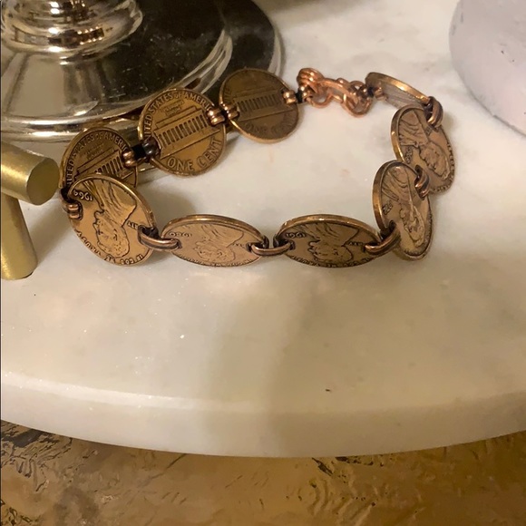 Copper penny bracelet - Picture 2 of 11